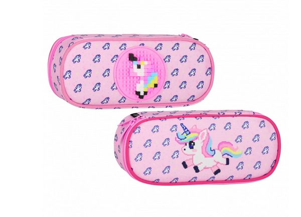 Piórnik saszetka 1zamek Pixel Unicorn 576217 STARPAK